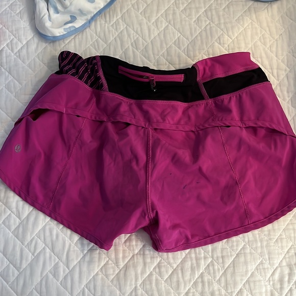 Purple lululemon shorts - Picture 2 of 3